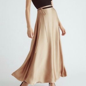 Orseund Iris silk skirt